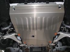 Защита алюминиевая Alfeco для картера (на пыльник) Lexus GS-350 2007-2012